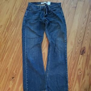Levi's Blue Straight Jeans Classic Denim LOW BOOT CUT